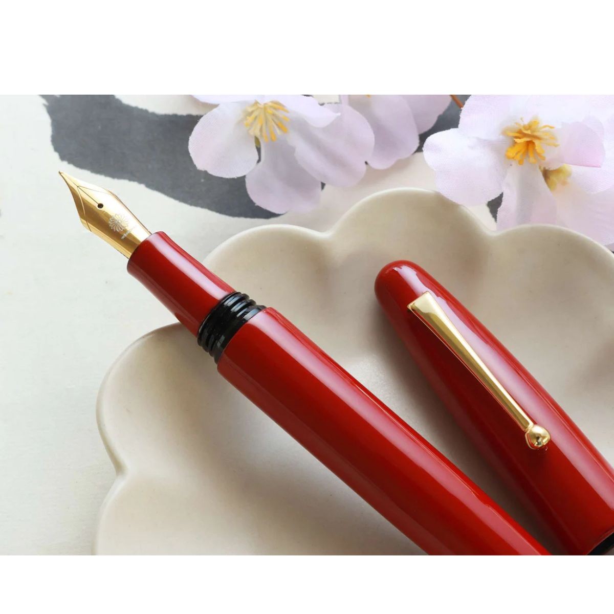 Wancher True Urushi Πένα - Red