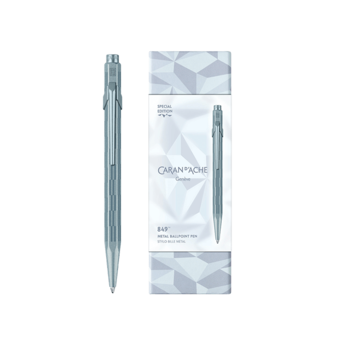 Caran d'Ache Στυλό Διαρκείας 849™ Alpine Frost - Μπλε