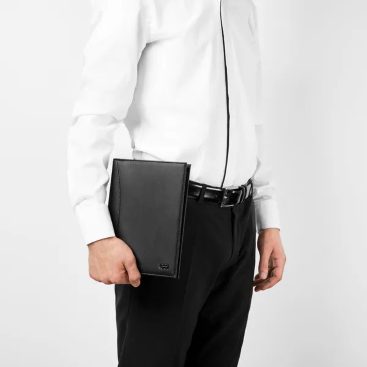 Cerruti 1881 Φάκελος A5 Irving Μαύρο