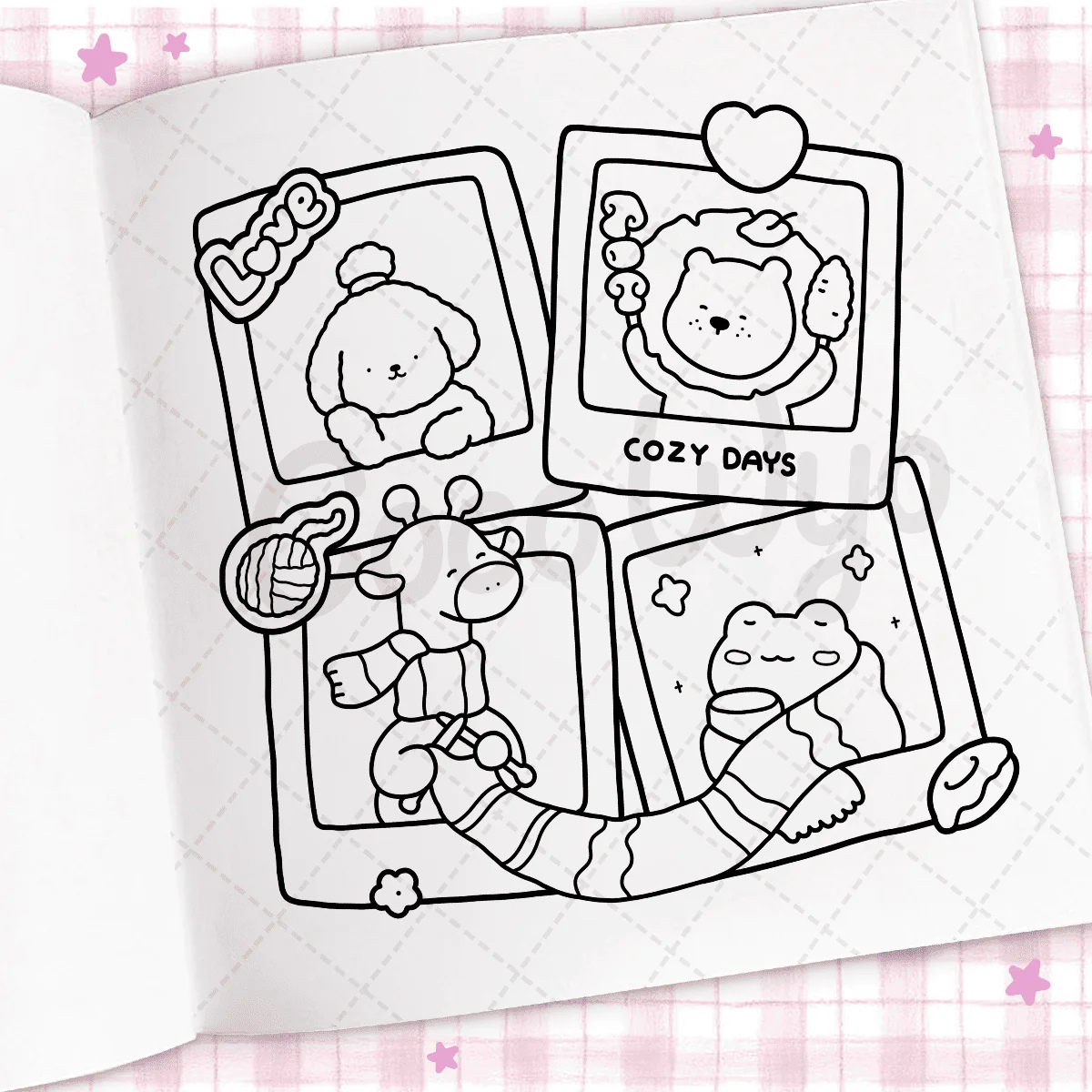 Coco Wyo Cozy Days - Coloring Book