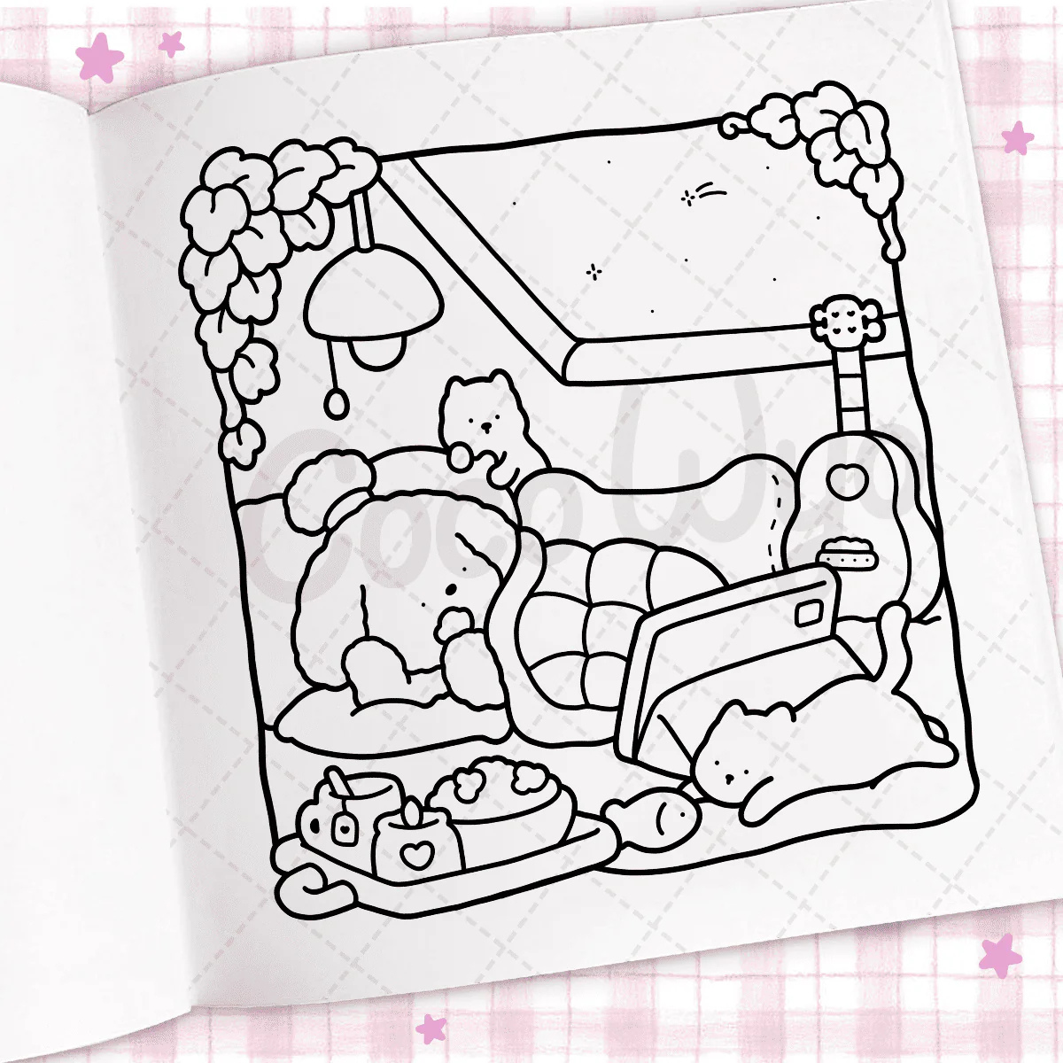 Coco Wyo Cozy Days - Coloring Book
