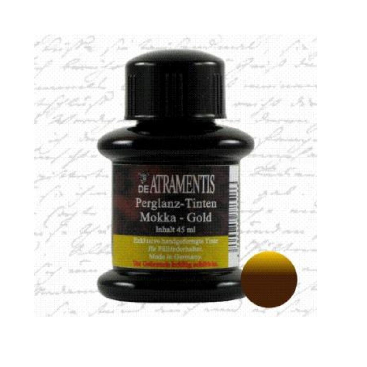 De Atramentis Ιριδίζον Μελάνι Πένας Mocca Gold 45 ml