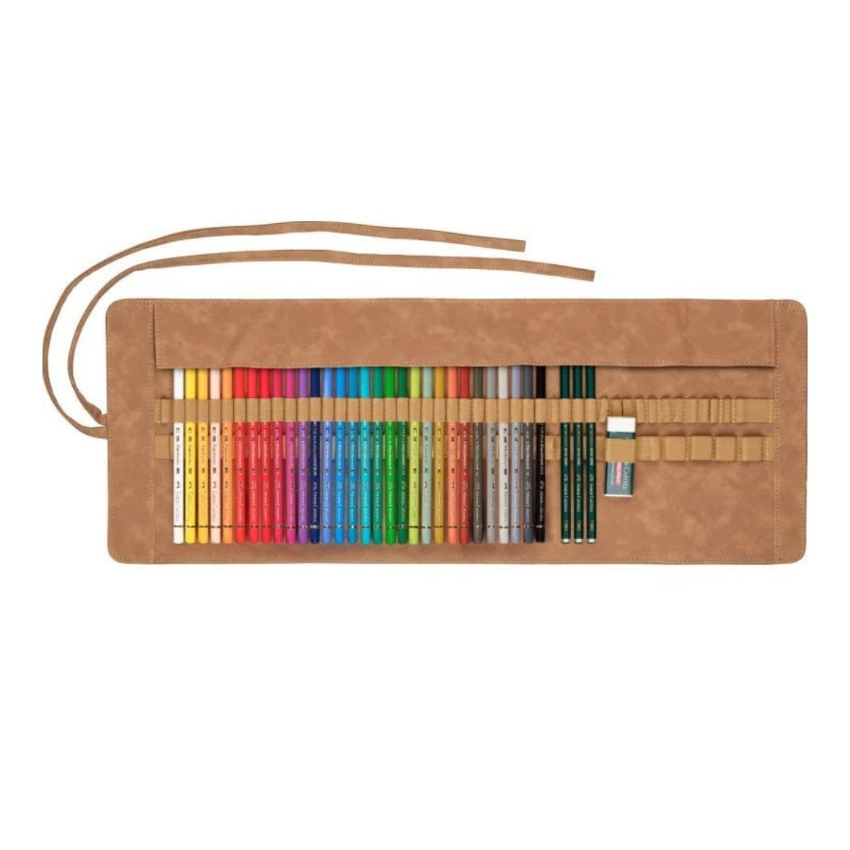 Faber Castell Σετ Polychromos, Μολύβια & Γόμα σε Υφασμάτινη Κασετίνα