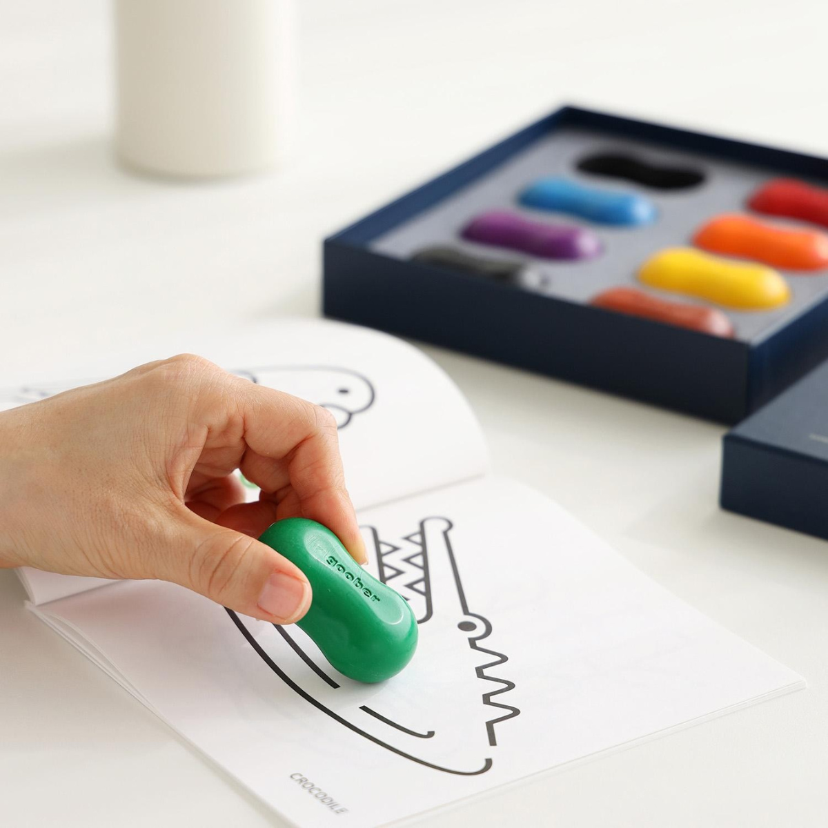 Goober Σετ Κραγιόν Crayon Peanut & Coloring Book