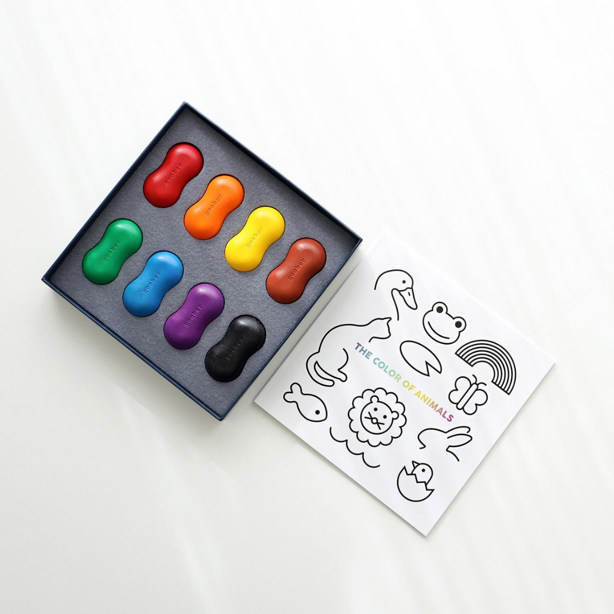 Goober Σετ Κραγιόν Crayon Peanut & Coloring Book