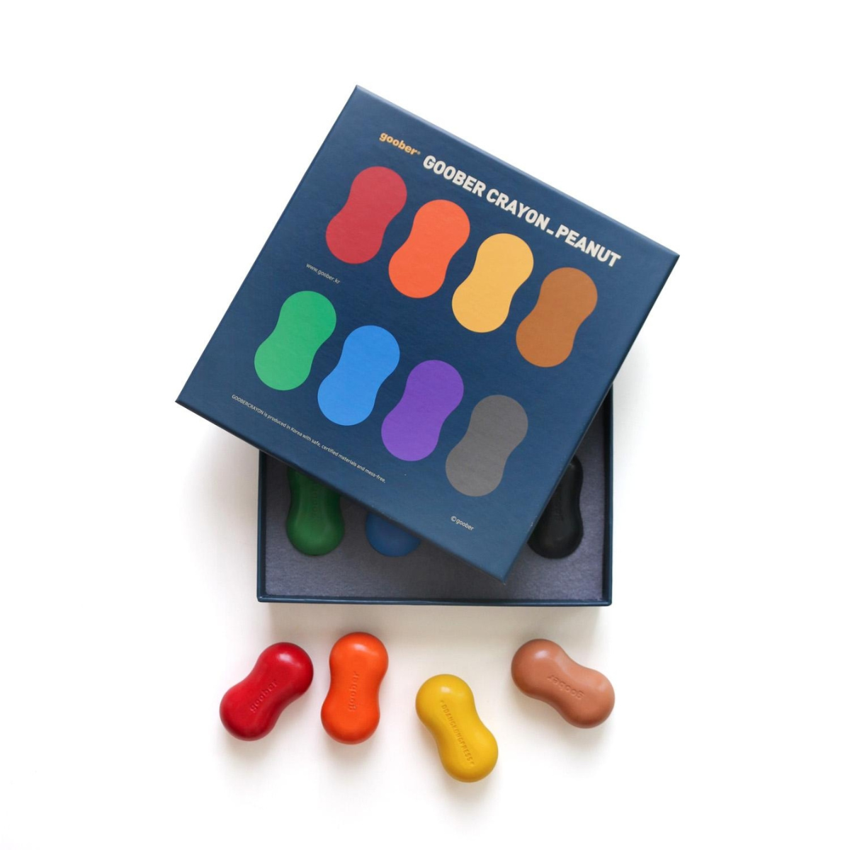 Goober Σετ Κραγιόν Crayon Peanut & Coloring Book