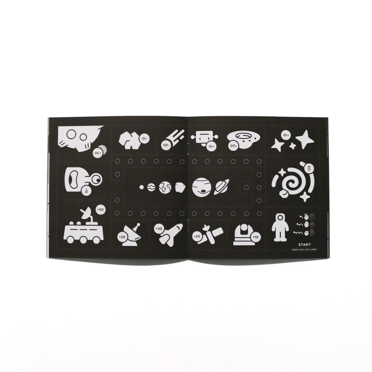 Goober Σετ Κραγιόν & Μπλοκ Space Kit