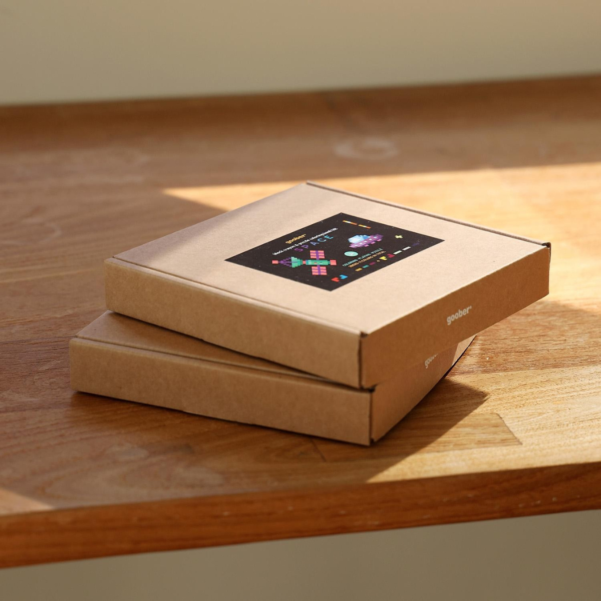 Goober Σετ Κραγιόν & Μπλοκ Space Kit