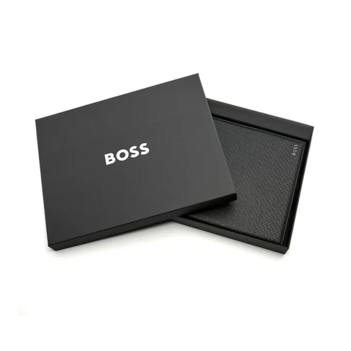 HUGO BOSS Φάκελος A4 Monogram Μαύρος