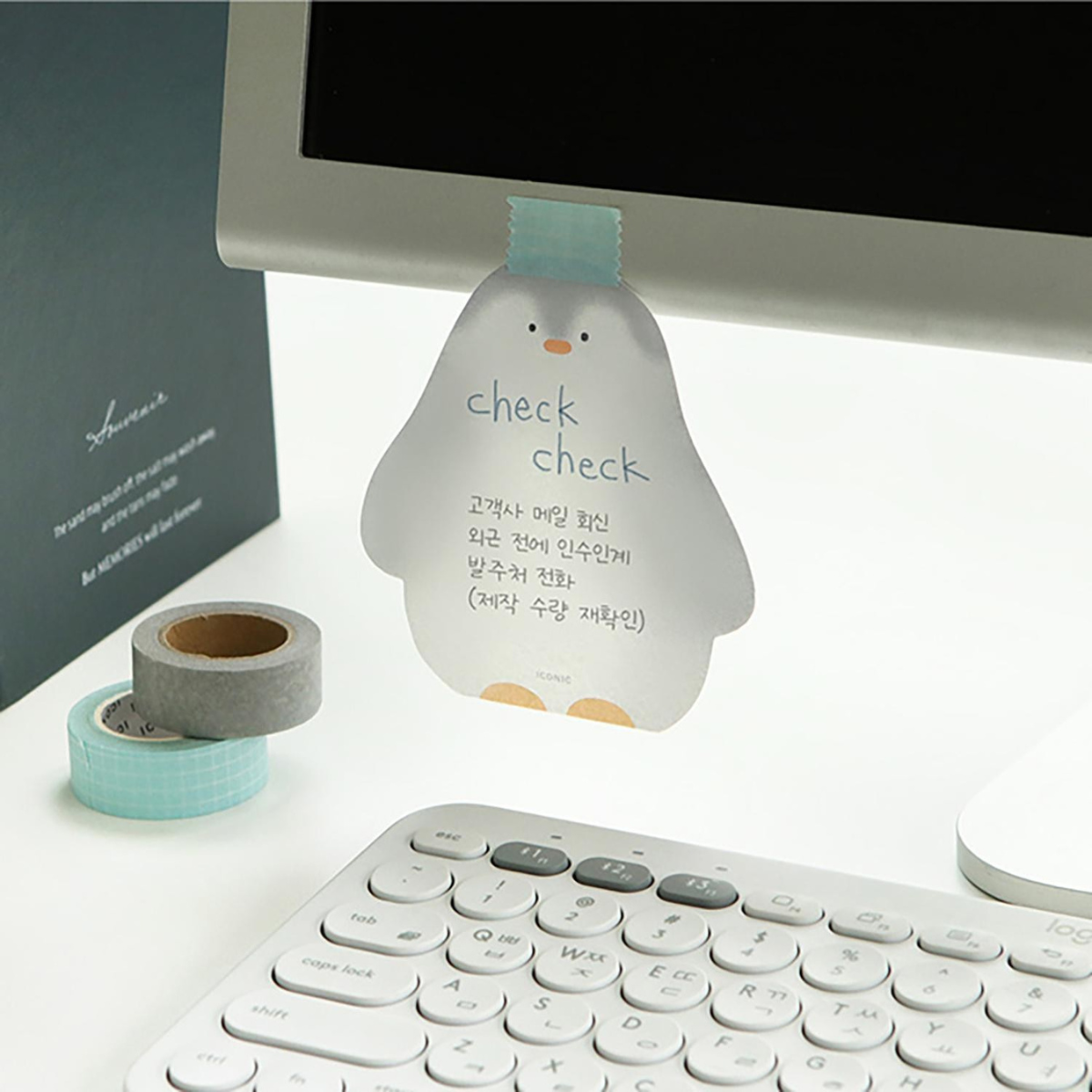 Iconic Αυτοκόλλητα Χαρτάκια Animal Memo Pad  07 Penguin