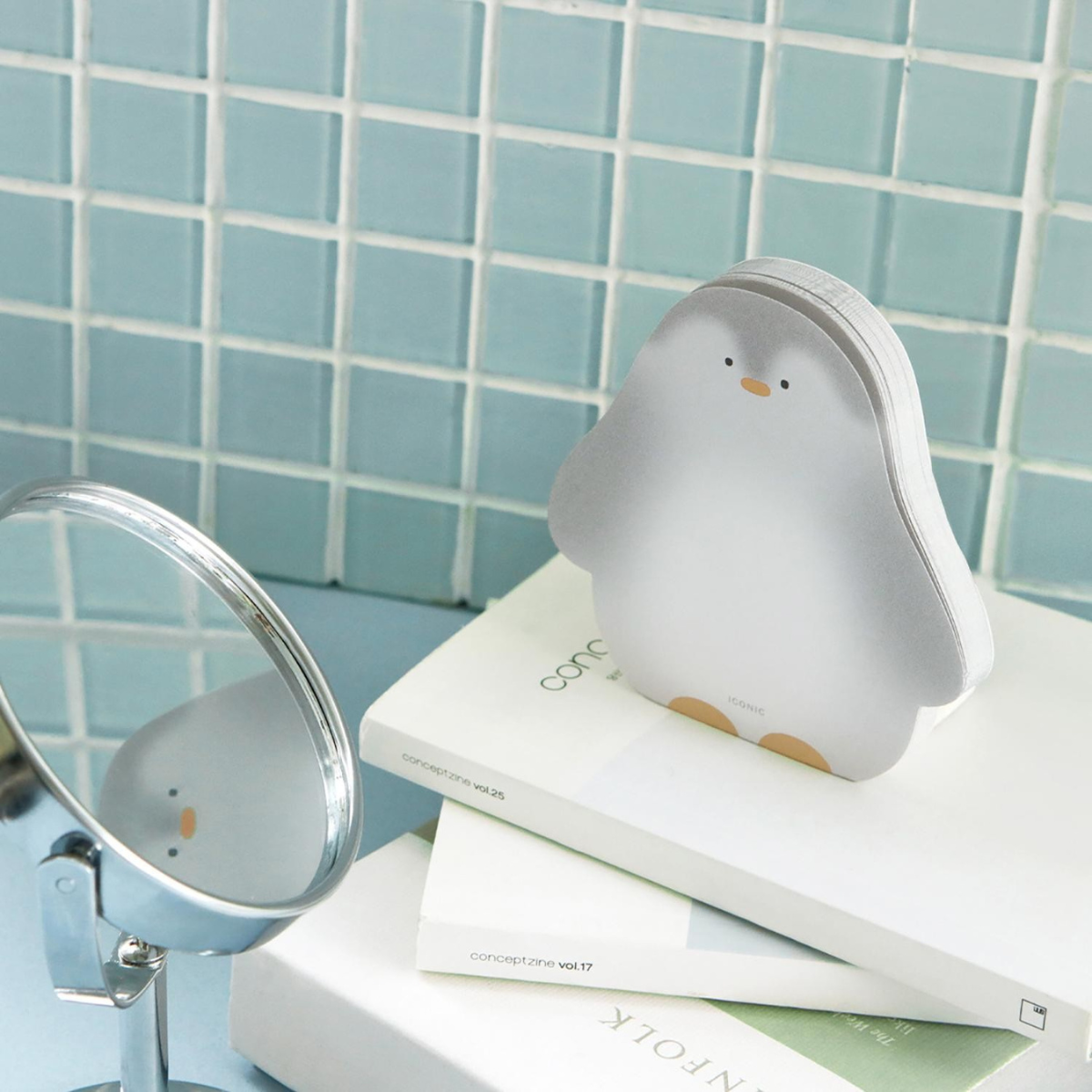 Iconic Αυτοκόλλητα Χαρτάκια Animal Memo Pad  07 Penguin