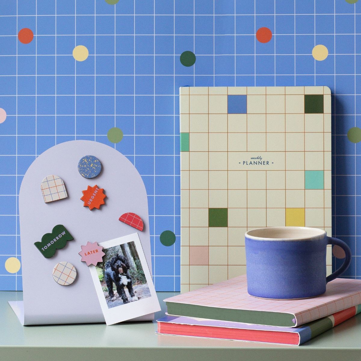 Kikkerland Εβδομαδιαίο Planner Inkerie Undated 25 x 18 cm