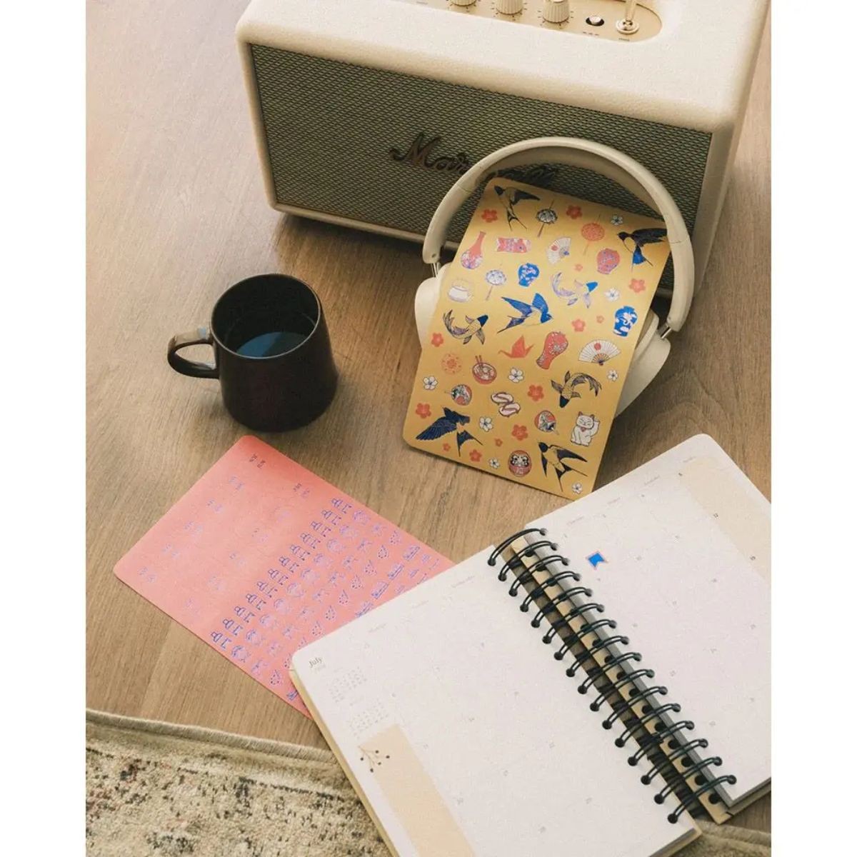 Kokonote Premium Εβδομαδιαίο Ημερολόγιο 2026 Muse Wabi Sabi