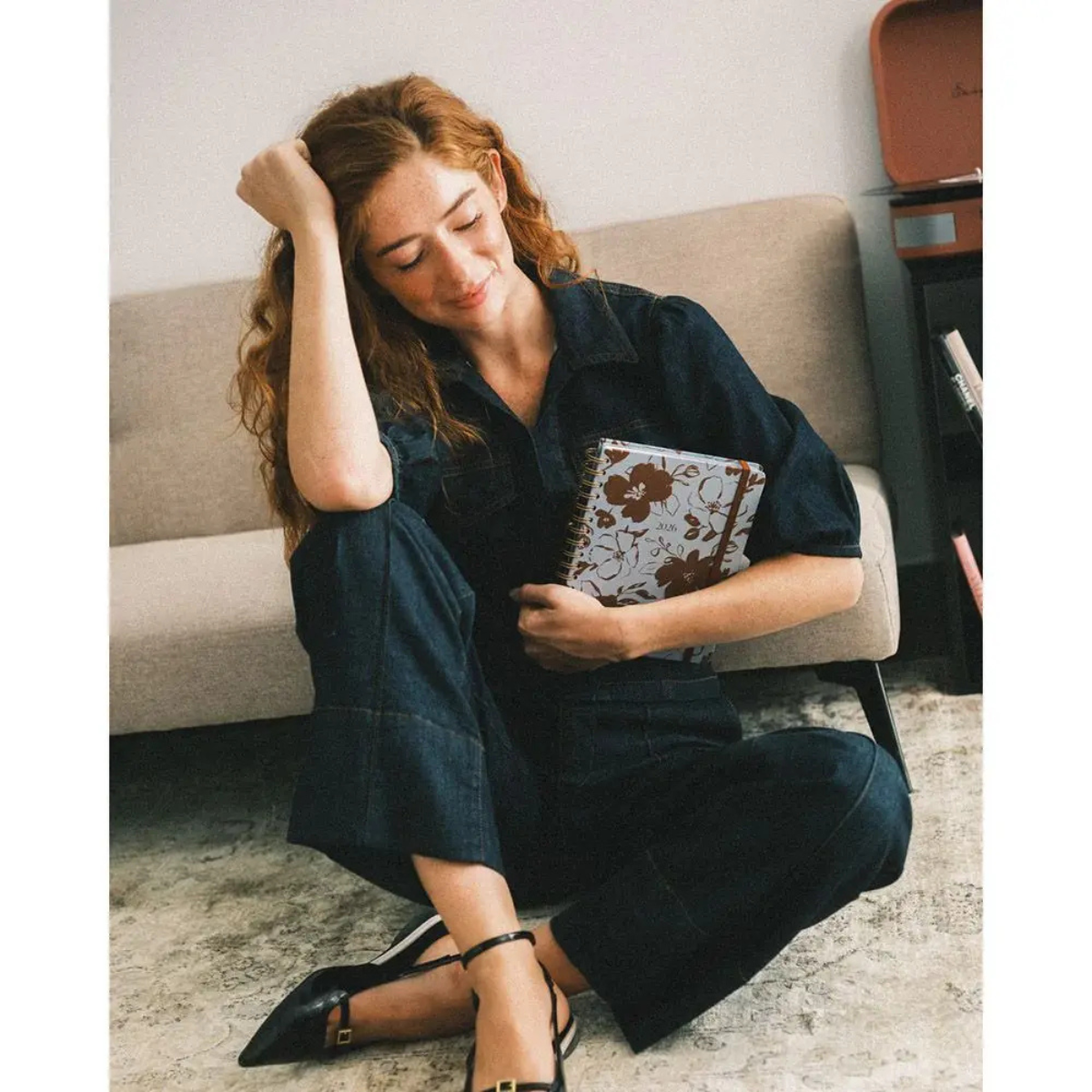 Kokonote Premium Εβδομαδιαίο Ημερολόγιο 2026 Σπιράλ Bambina Mocha Petals