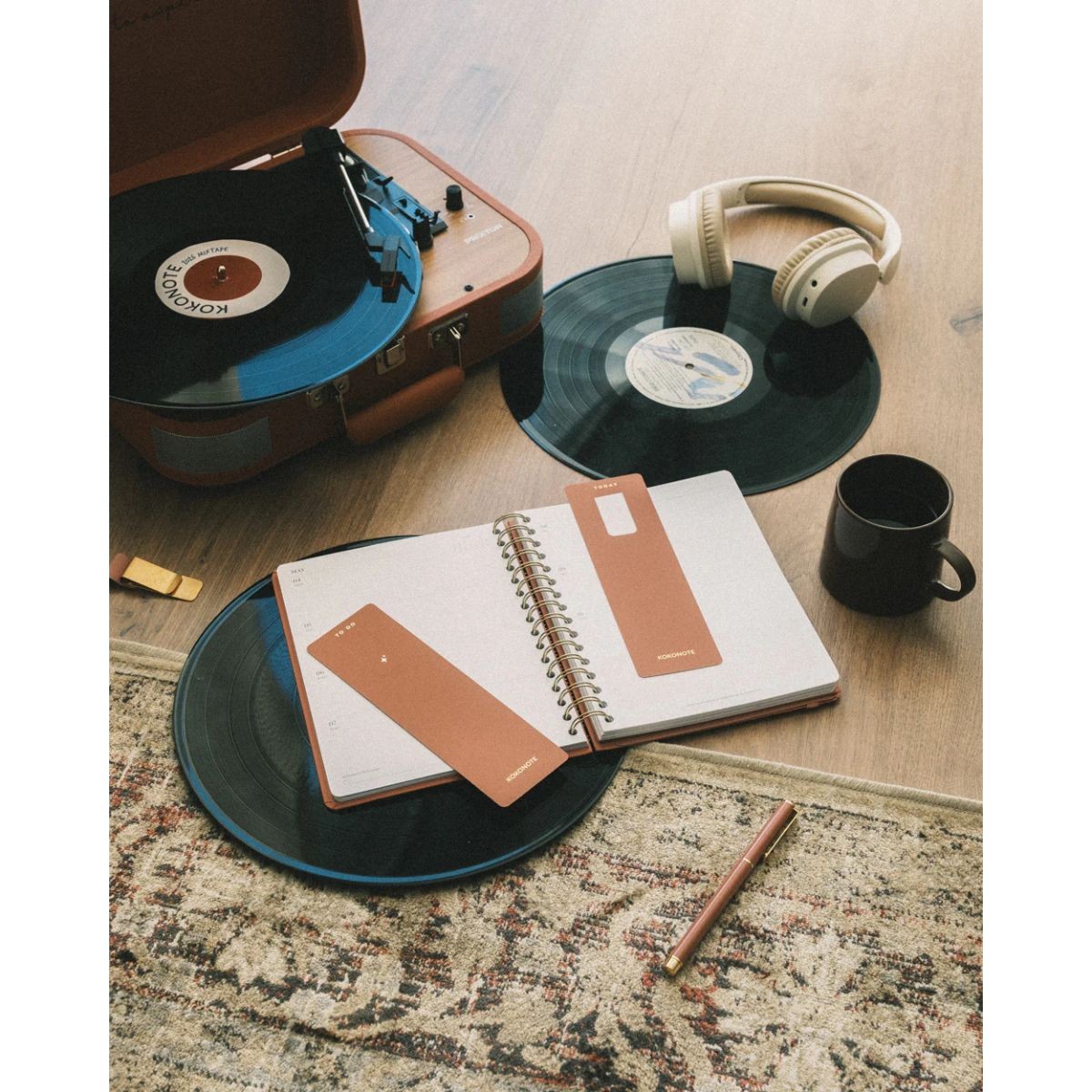 Kokonote Premium Εβδομαδιαίο Ημερολόγιο 2026 Σπιράλ Bambina - Rose Nude