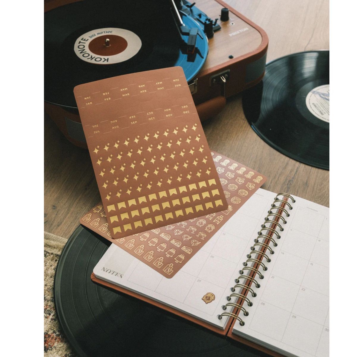 Kokonote Premium Εβδομαδιαίο Ημερολόγιο 2026 Σπιράλ Bambina - Rose Nude