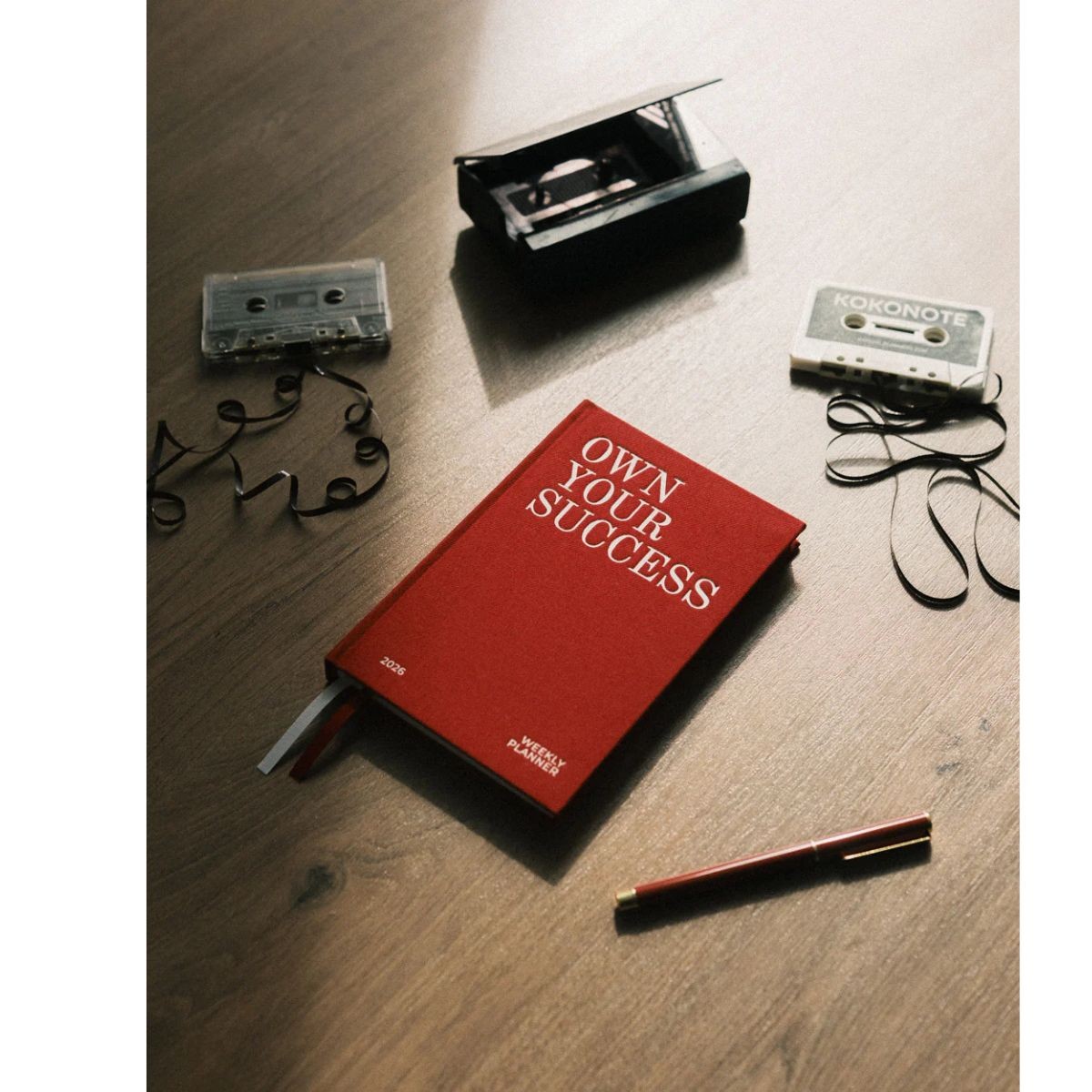 Kokonote Premium Εβδομαδιαίο Ημερολόγιο 2026 Classy Burgundy