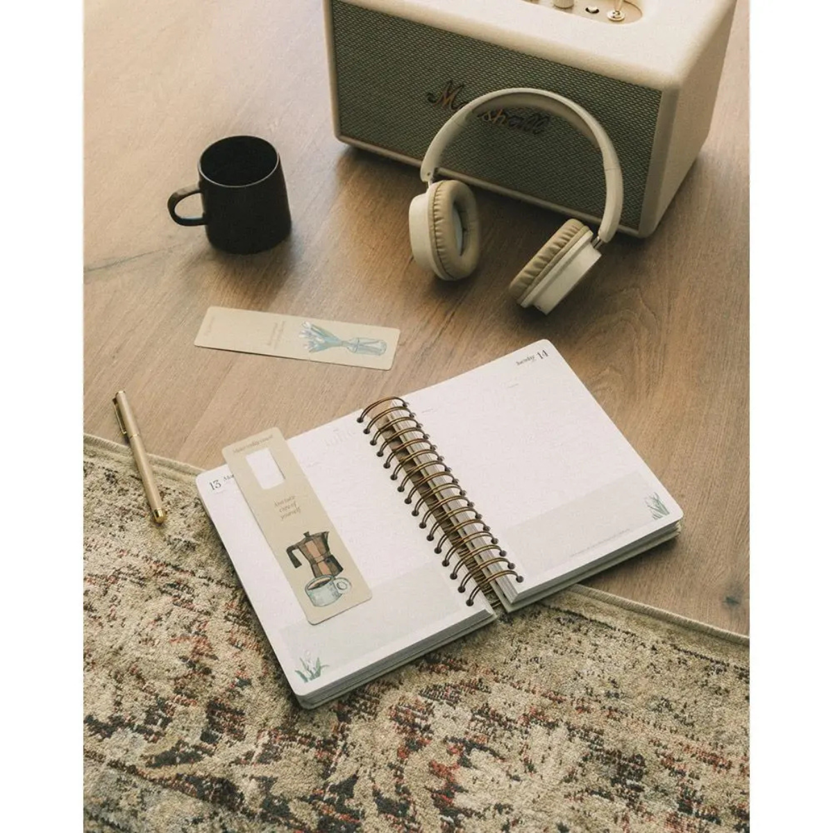 Kokonote Premium Ημερήσιο Ημερολόγιο 2026 Σπιράλ Bambina Self Care Club