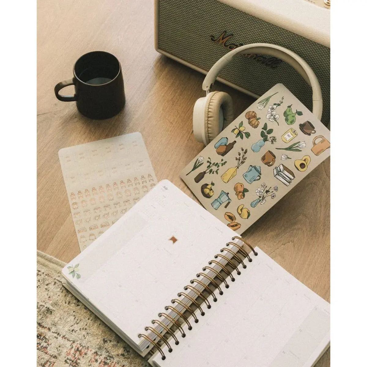 Kokonote Premium Ημερήσιο Ημερολόγιο 2026 Σπιράλ Bambina Self Care Club