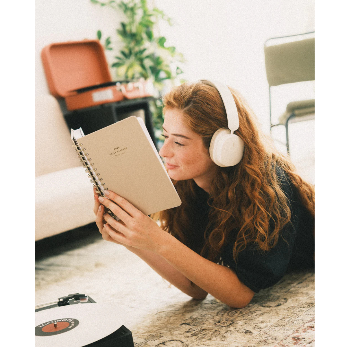 Kokonote Premium Ημερήσιο Ημερολόγιο 2026 Σπιράλ Muse Misty Gray