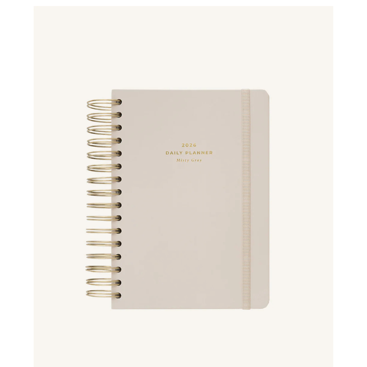 Kokonote Premium Ημερήσιο Ημερολόγιο 2026 Σπιράλ Muse Misty Gray