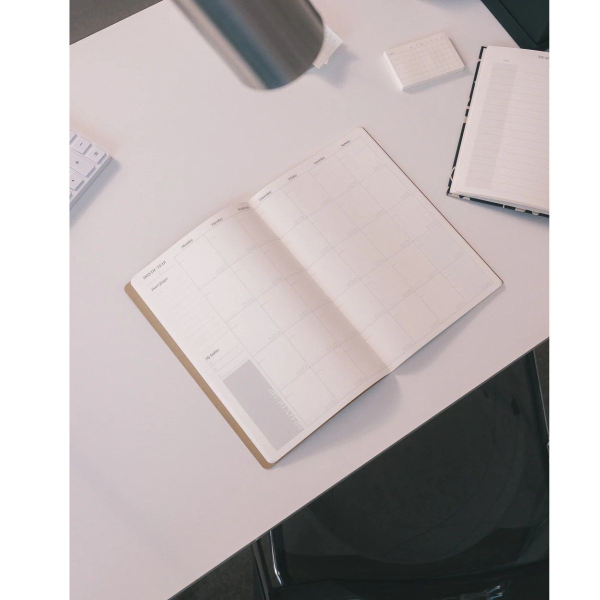 Kokonote Premium Μηνιαίο Ημερολόγιο 2026 Chai Latte