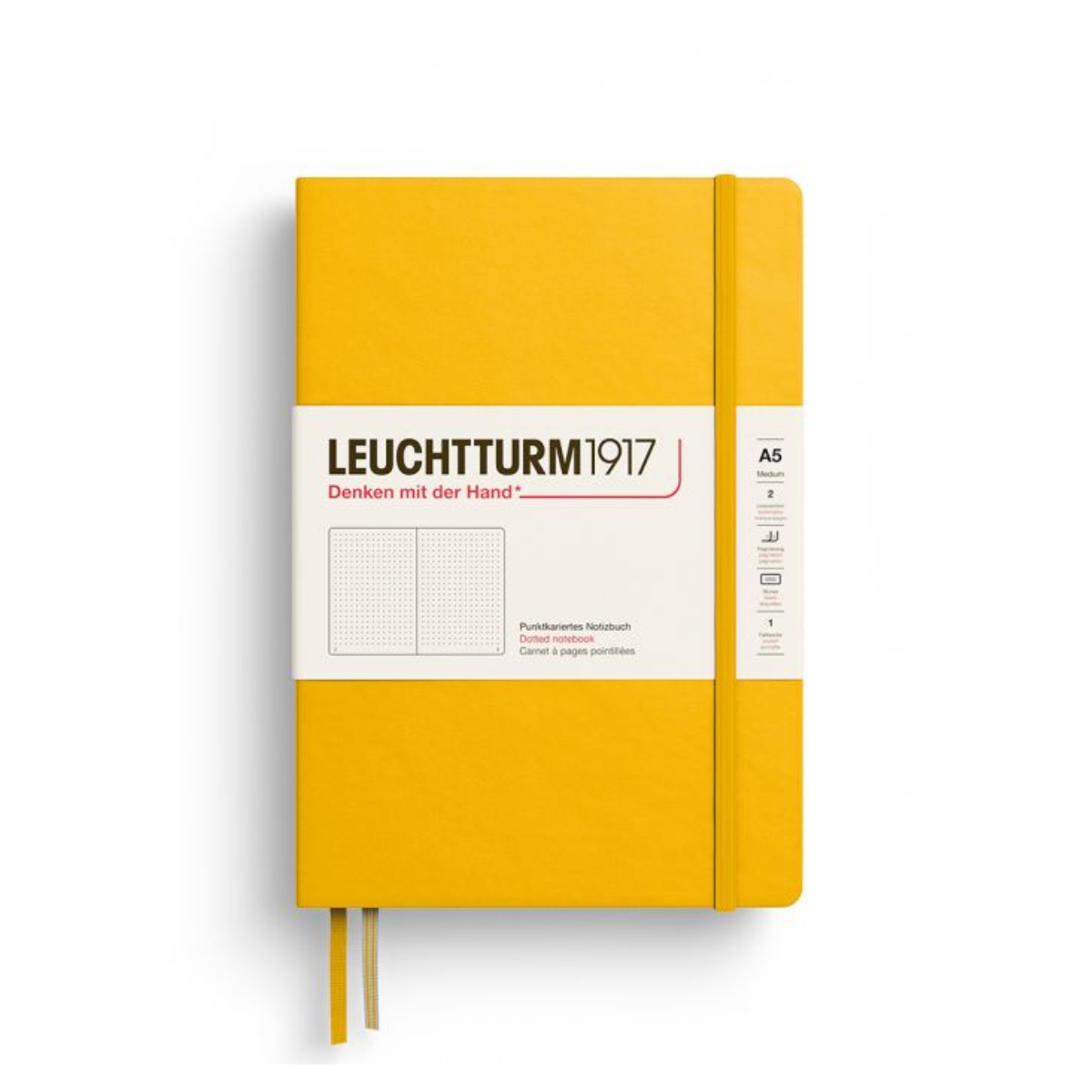 LEUCHTTURM1917 Σημειωματάριο Α5 Σκληρό Εξώφυλλο 251φ. Sunflower - Κουκκίδες