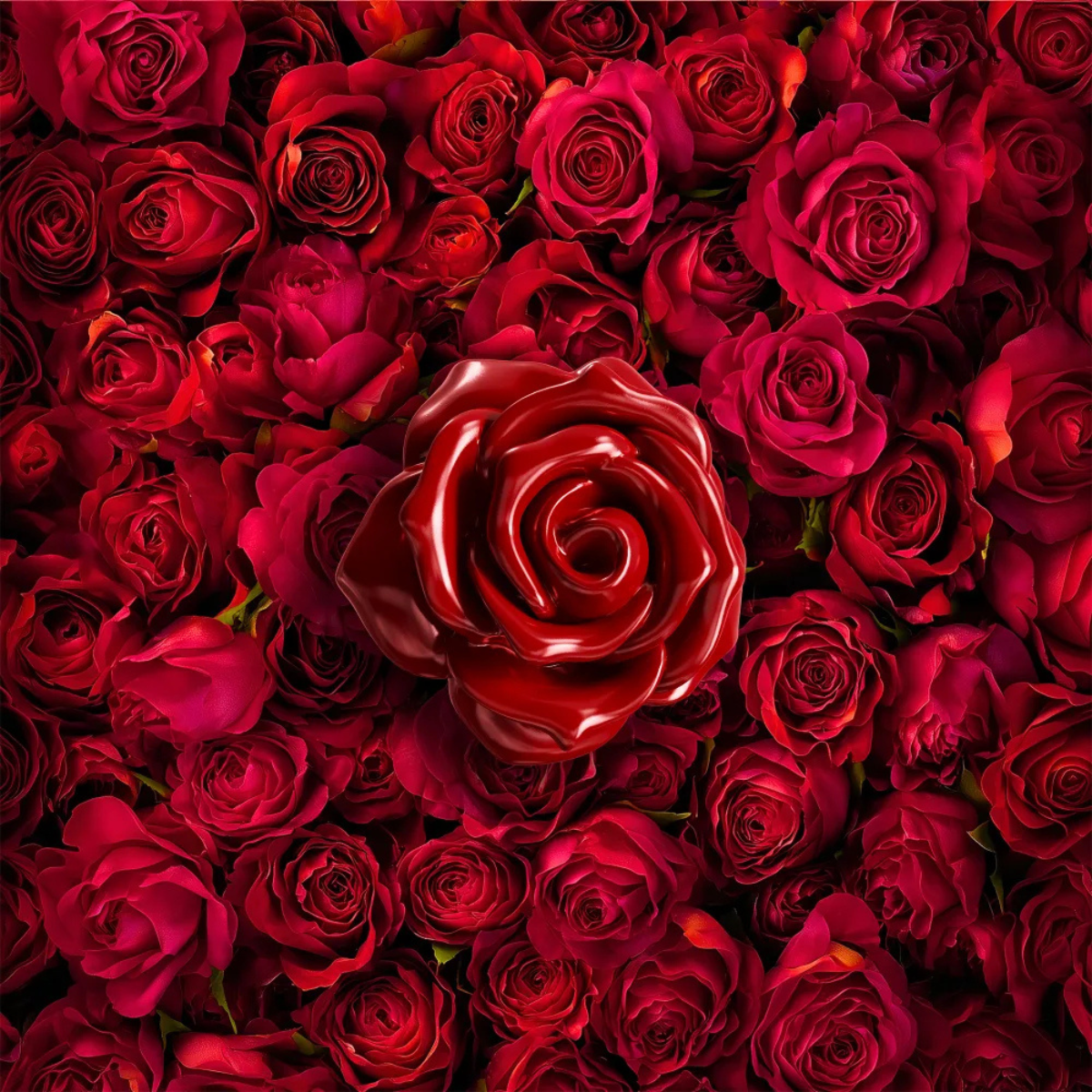 Metalmorphose Μπρελόκ Nature Collection - Rose with Letter