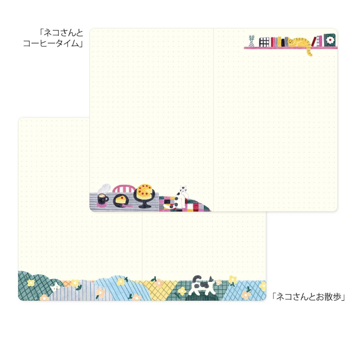 Midori Σημειωματάριο Yuru Log Notebook Cat B6