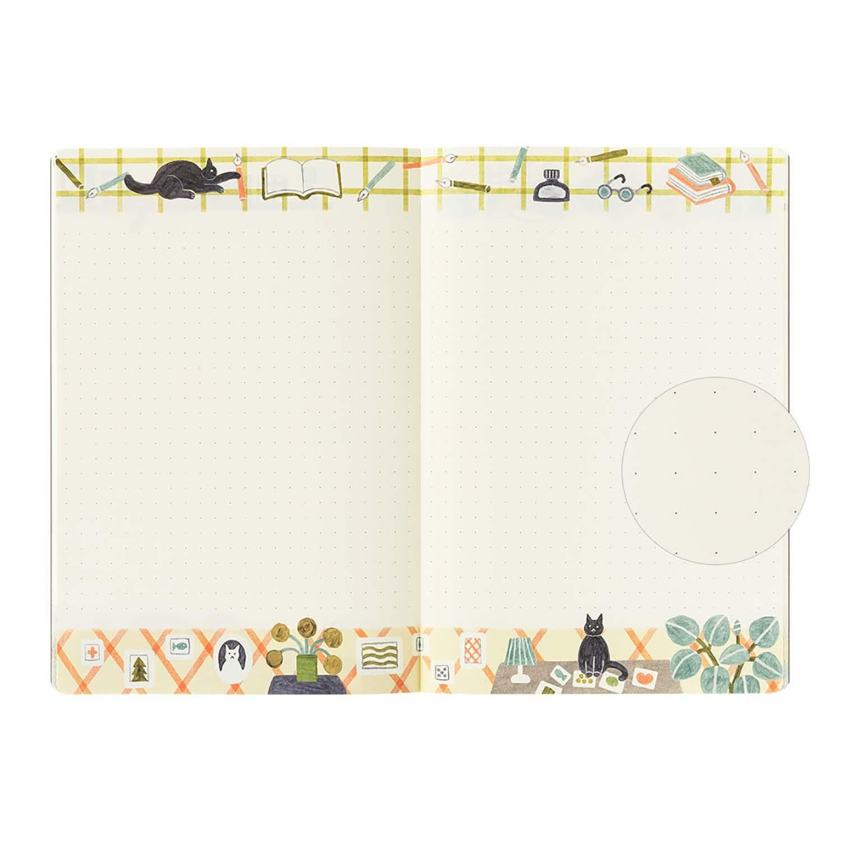 Midori Σημειωματάριο Yuru Log Notebook Cat B6