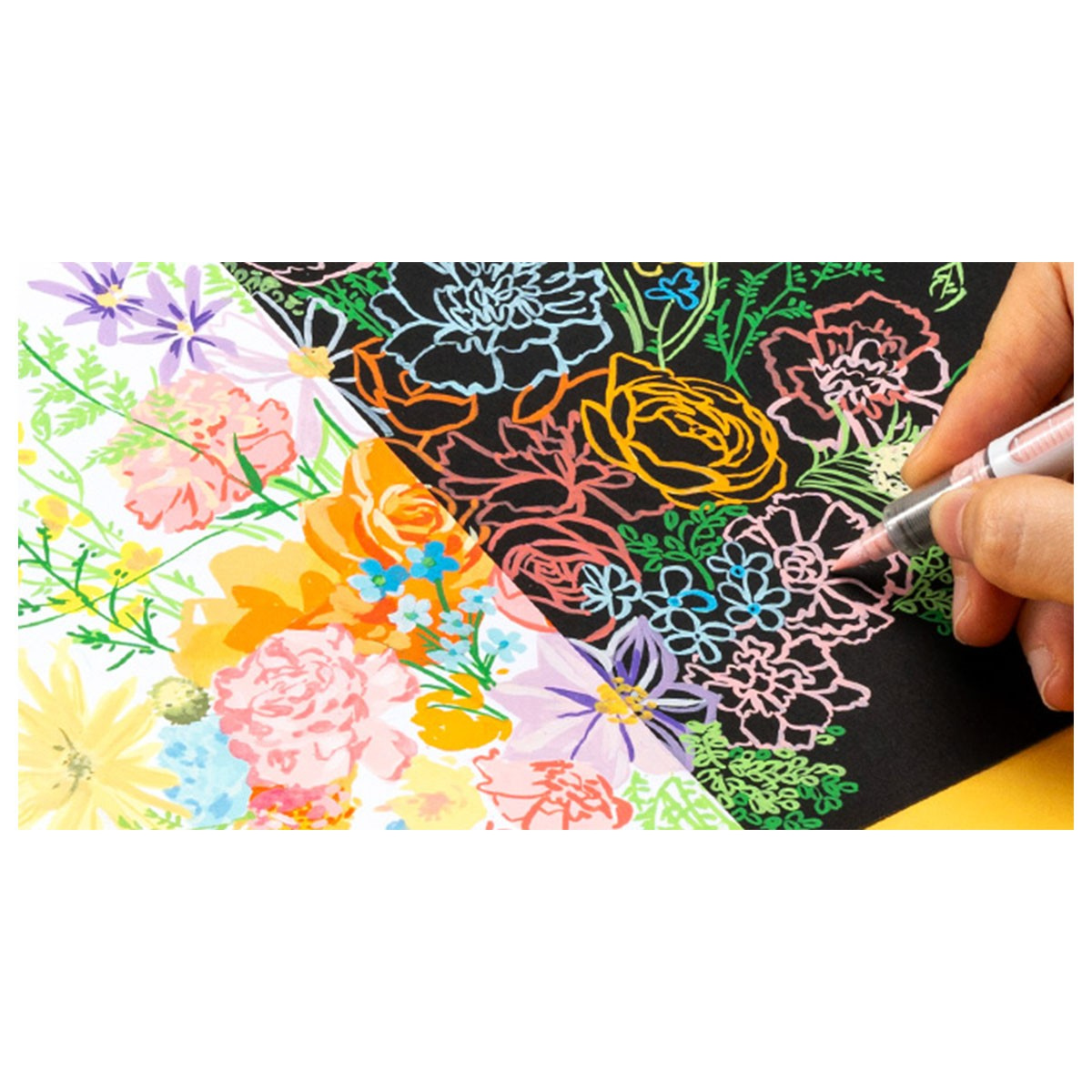 Ohuhu Direct-ink Acrylic Markers Nahuku Σετ 48 Ανεξίτηλων Ακρυλικών Μαρκαδόρων