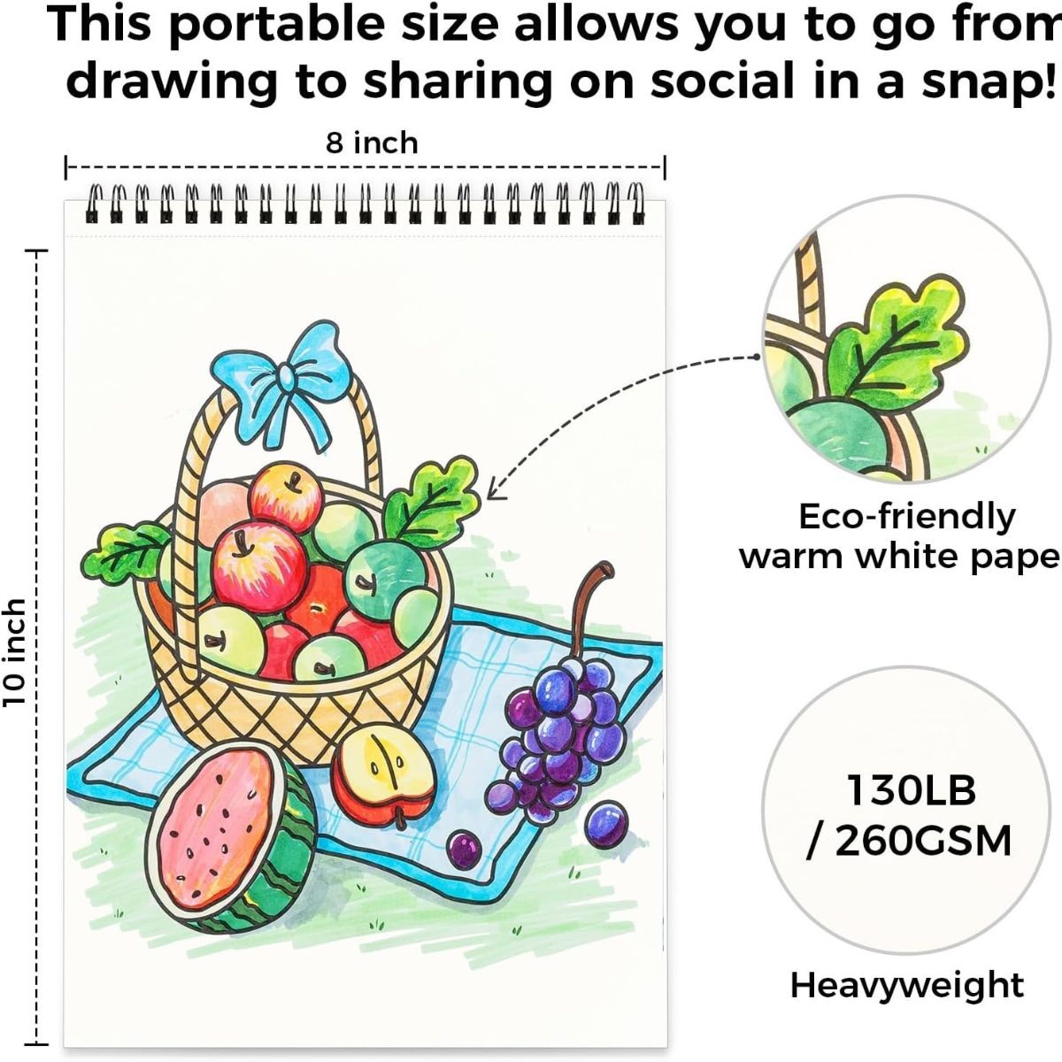 Ohuhu Honolulu B Σετ Μαρκαδόρων 320 Χρωμάτων Brush & Fine + ΔΩΡΟ 4 Coloring Books