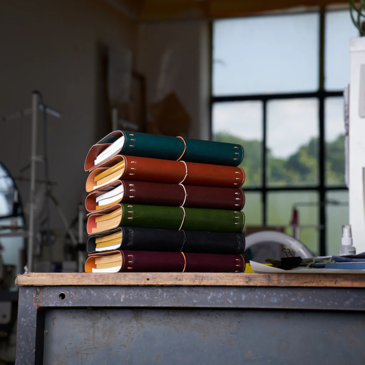 Paper Republic Δερμάτινο Σημειωματάριο Le Trifold Α5 Chestnut & Cognac