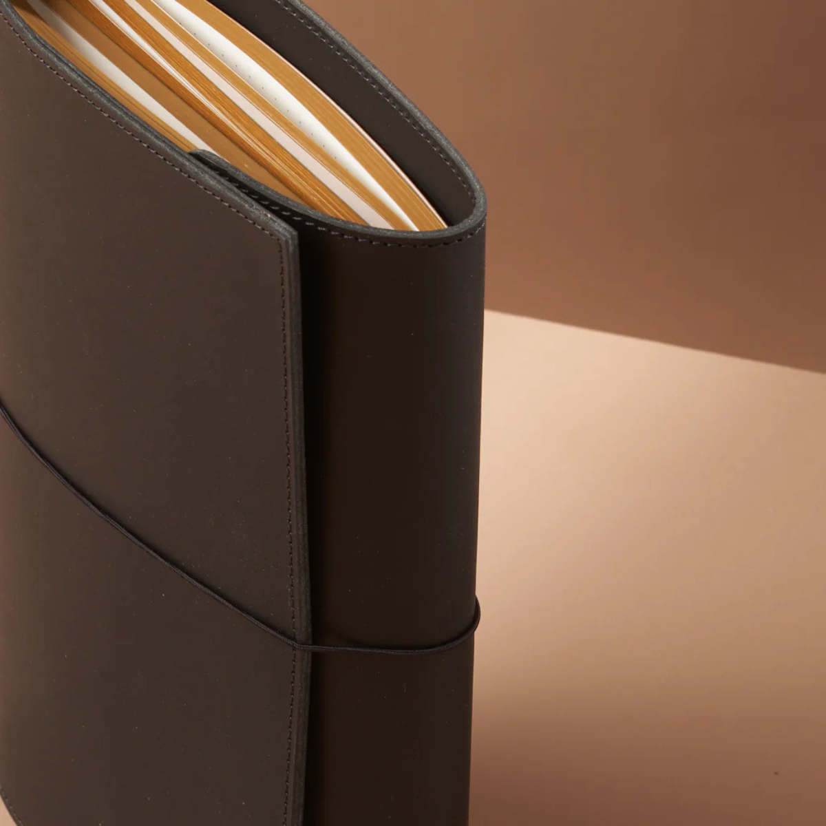 Paper Republic Δερμάτινο Σημειωματάριο Le Trifold Α5 Βlack