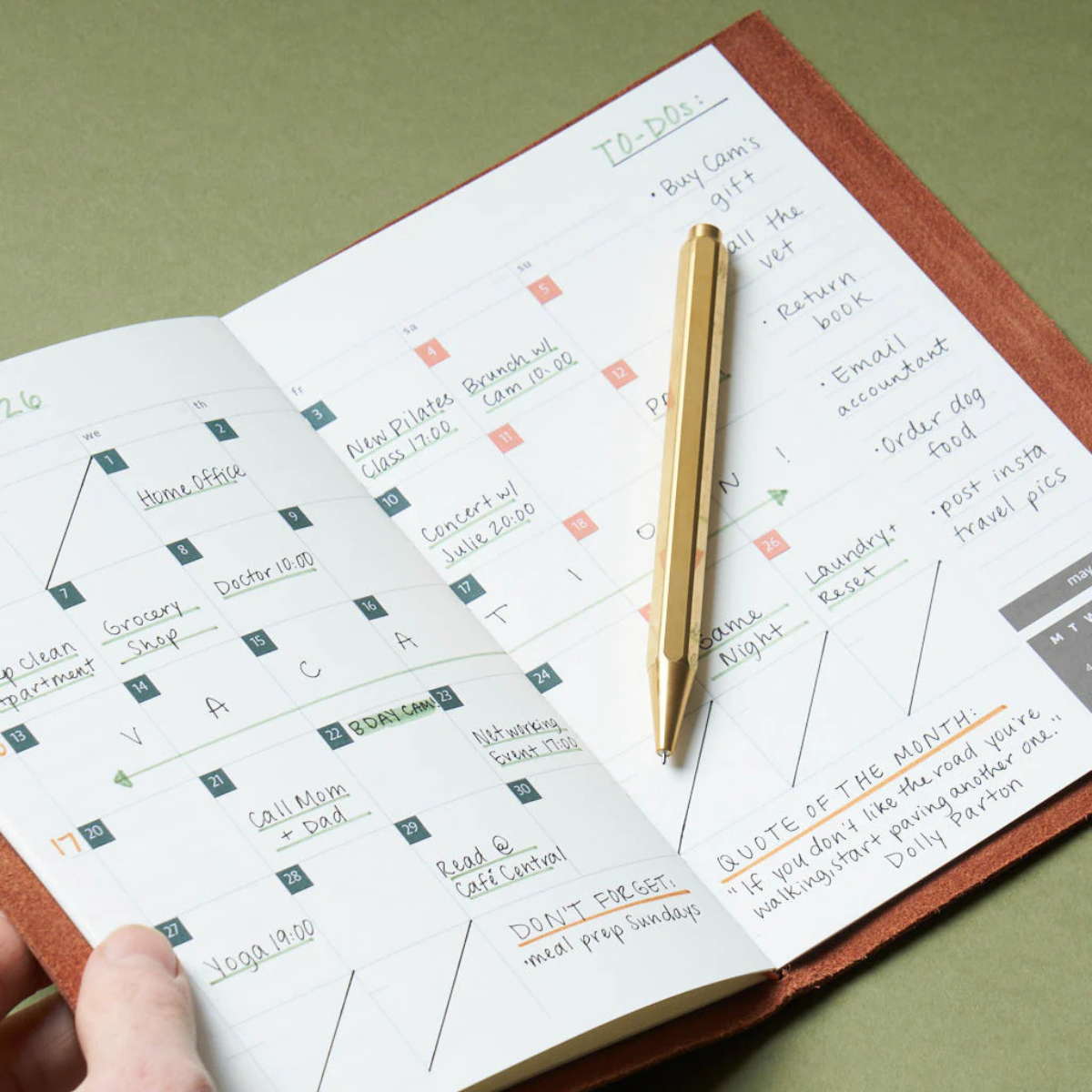 Paper Republic Μηνιαίο Ημερολόγιο Timeless Planner