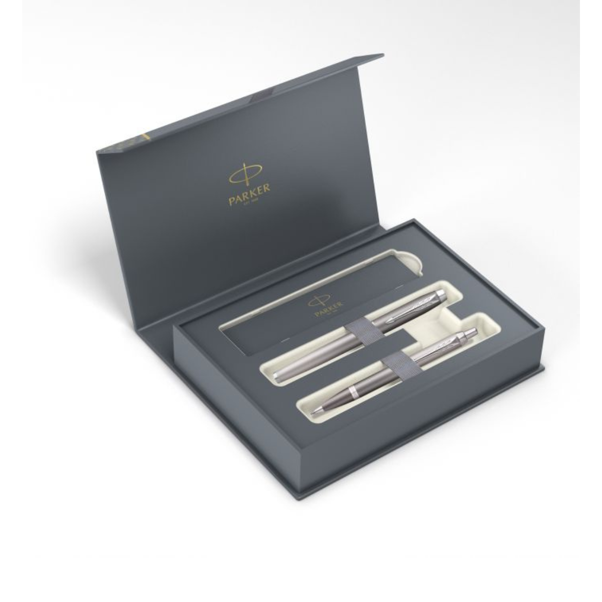 PARKER Σετ Δώρου IM Rituals Grey GT Στυλό Roller & Στυλό Διαρκείας