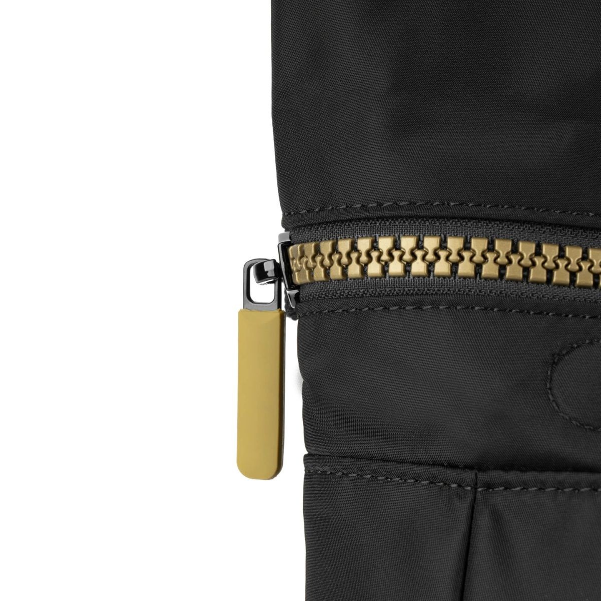 ROKA London Canfield B Gold Label Σακίδιο Πλάτης Roll-Top Black από Ανακυκλωμένο Nylon Medium 15L