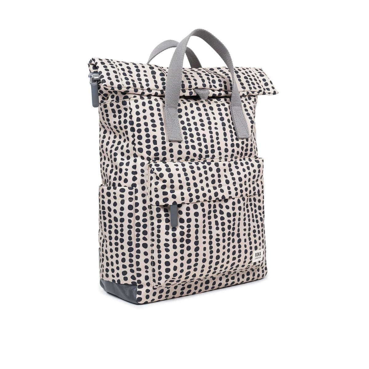 ROKA London Canfield B Σακίδιο Πλάτης Roll-Top Linear Dot από Ανακυκλωμένο Canvas Medium 15L