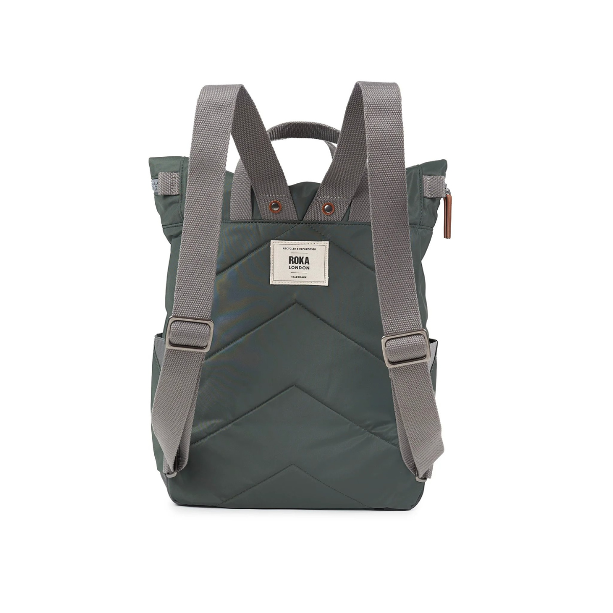 ROKA London Canfield B Σακίδιο Πλάτης Roll-Top Thyme από Ανακυκλωμένο Nylon Medium 15L