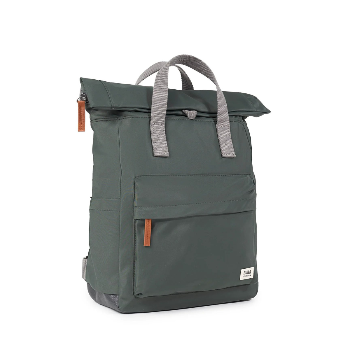 ROKA London Canfield B Σακίδιο Πλάτης Roll-Top Thyme από Ανακυκλωμένο Nylon Medium 15L