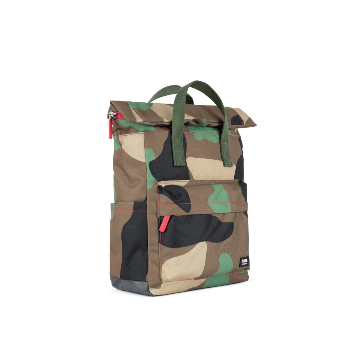 ROKA London Canfield B Σακίδιο Πλάτης Roll-Top Vintage Camo από Ανακυκλωμένο Canvas Medium 15L
