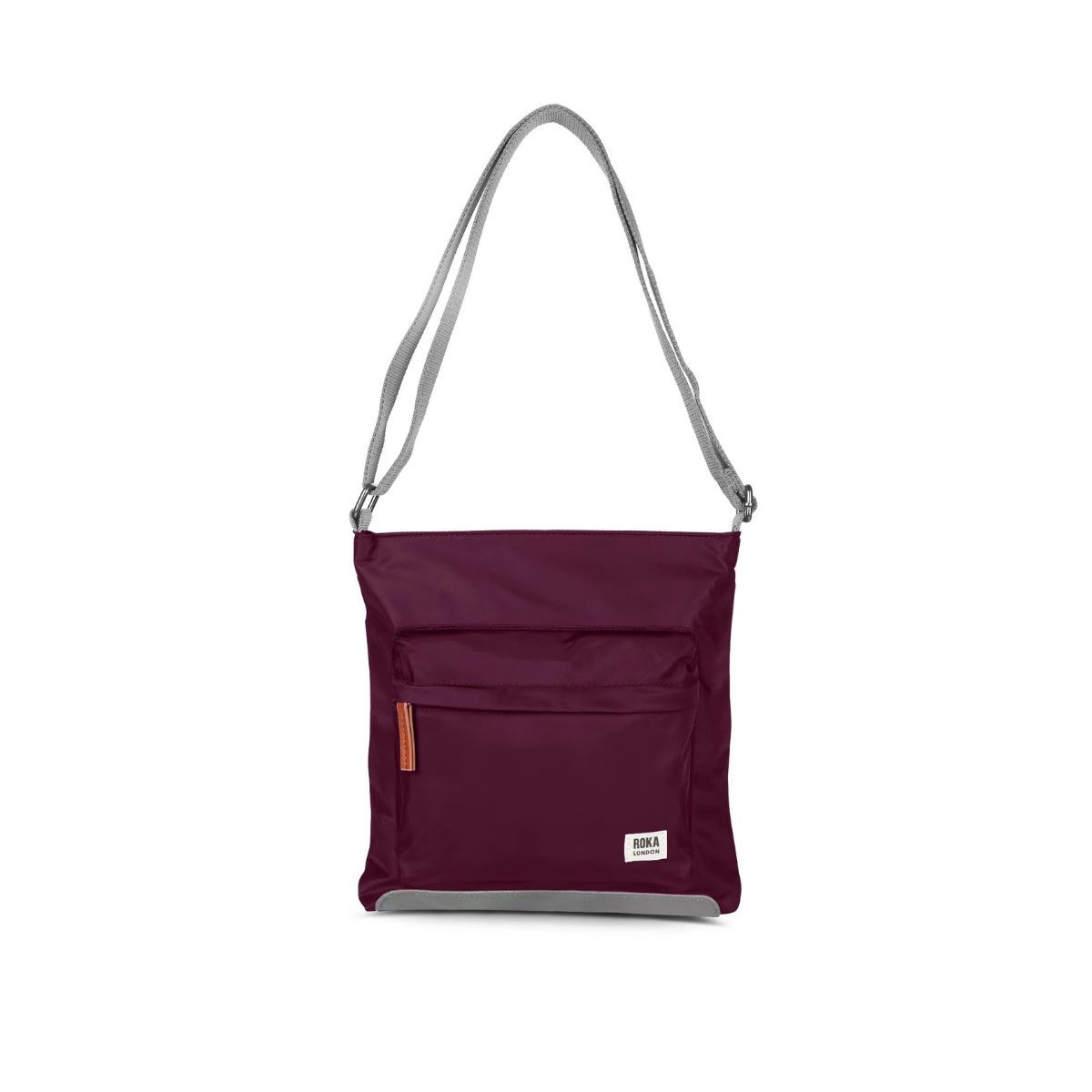 ROKA London Kennington B Τσάντα Crossbody Plum από Ανακυκλωμένο Nylon Medium