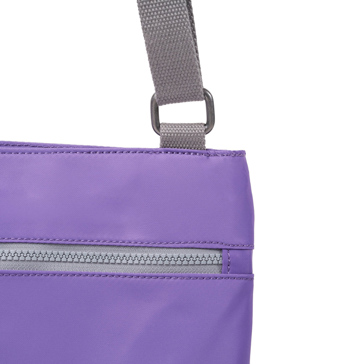 ROKA London Moorgate Messenger Τσάντα Ώμου Majestic Purple από Ανακυκλωμένο Nylon - Medium 3.1L