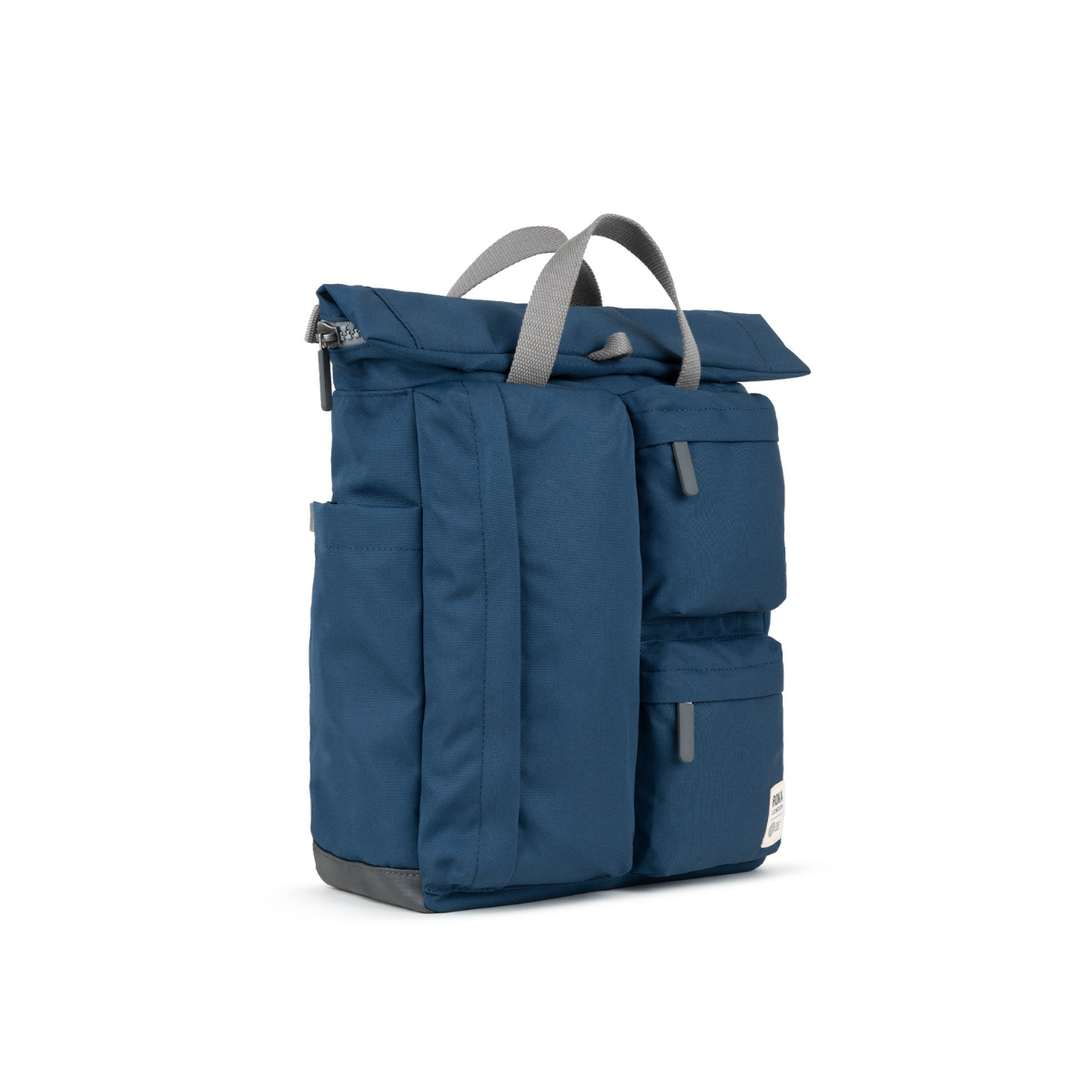 ROKA London Waterhouse Multipocket Σακίδιο Πλάτης Deep Blue από Ανακυκλωμένο Nylon - Medium 16.4L