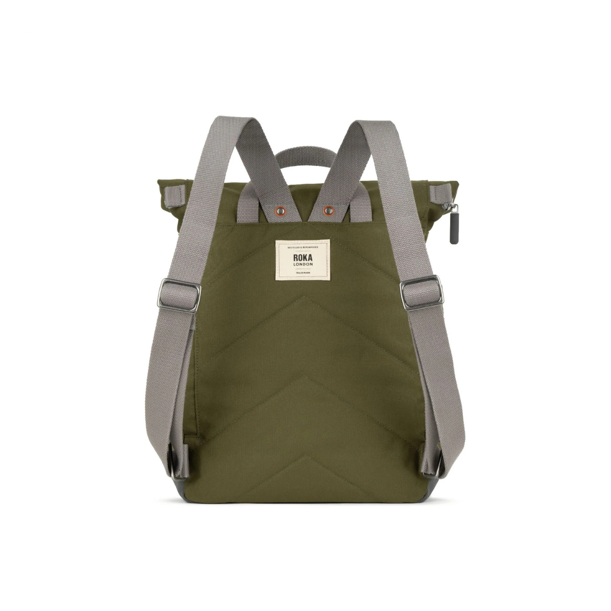 ROKA London Waterhouse Multipocket Σακίδιο Πλάτης Moss από Ανακυκλωμένο Nylon - Medium 16.4L