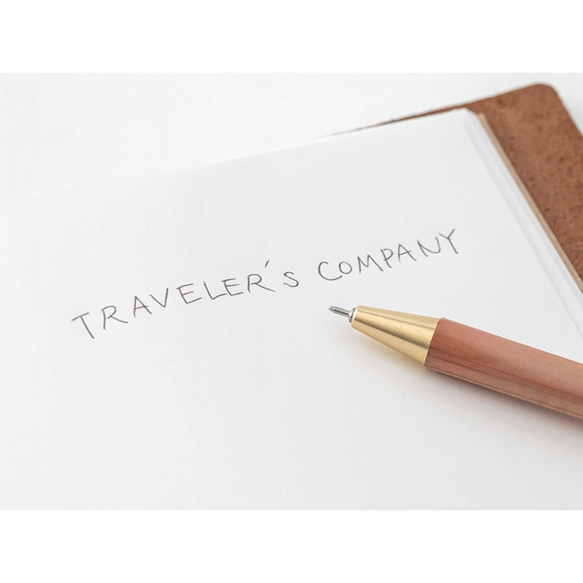 Traveler's Company Στυλό Διαρκείας TRC Brass - Solid Brass