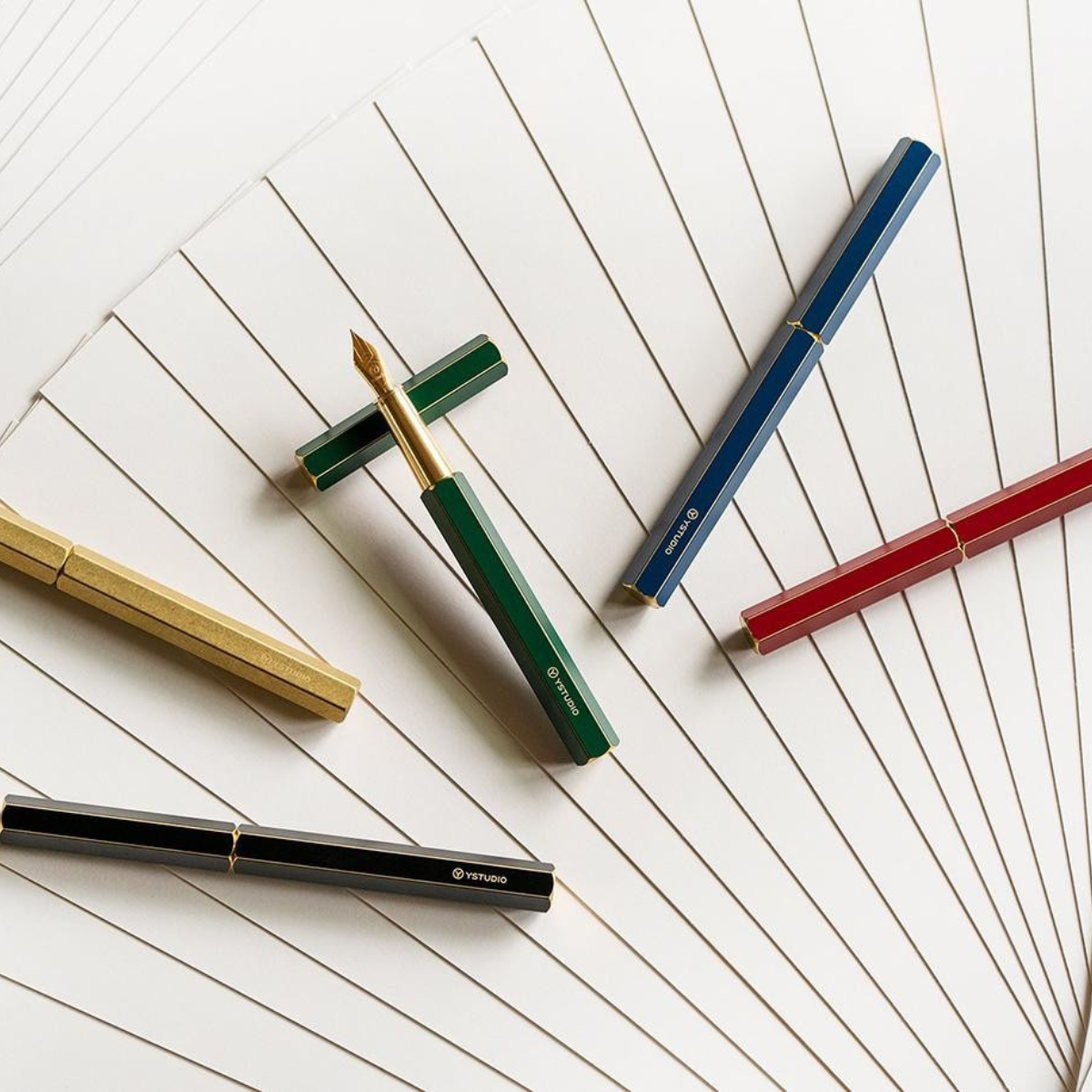 YSTUDIO Classic Revolve Brass Πένα M