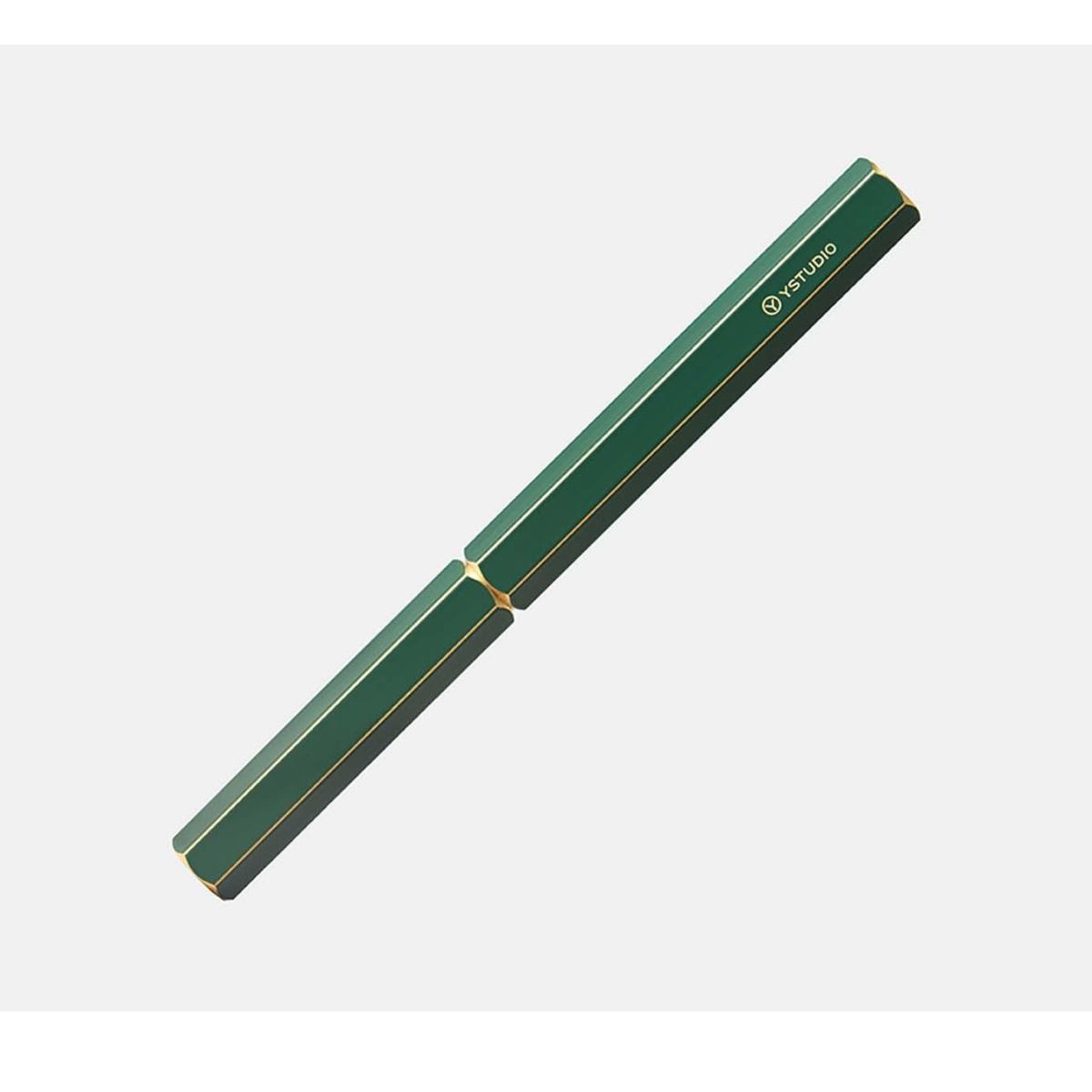 YSTUDIO Classic Revolve Brass Πένα M Πράσινη