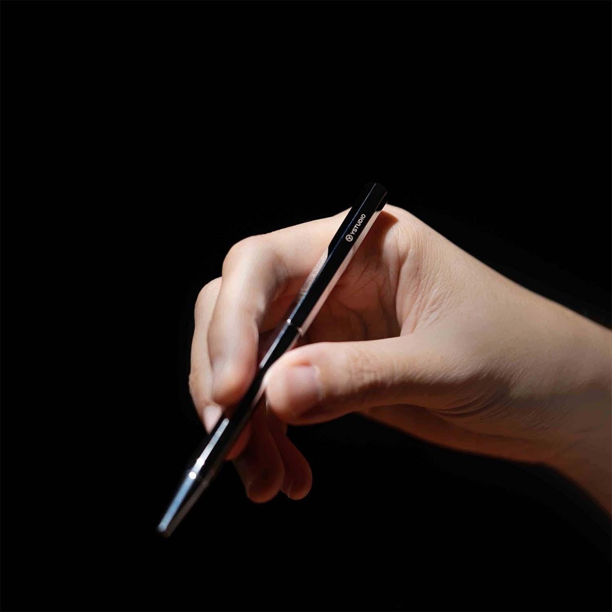 YSTUDIO Classic Revolve Στυλό Διαρκείας Slim Ballpoint - Shiny Silver