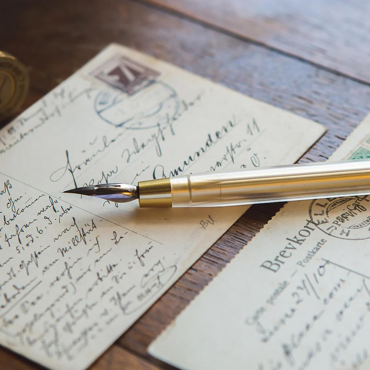 YSTUDIO Glamour Evolve Elemental Dip Pen Πένα Brass Gold